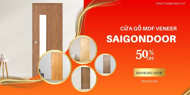 Báo giá cửa gỗ MDF Veneer mới nhất 