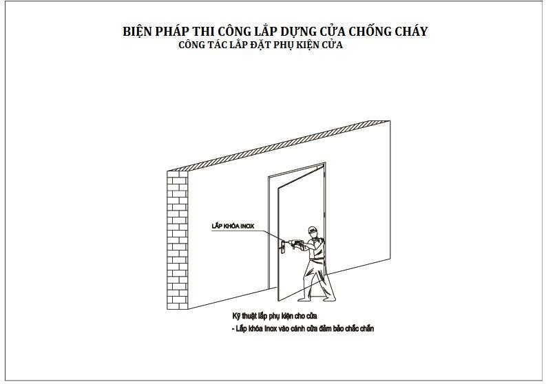 Lắp đặt phụ kiện cửa