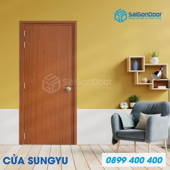 Báo giá cửa nhựa gỗ Sungyu rẻ nhất ✅ 2.950.000đ/bộ