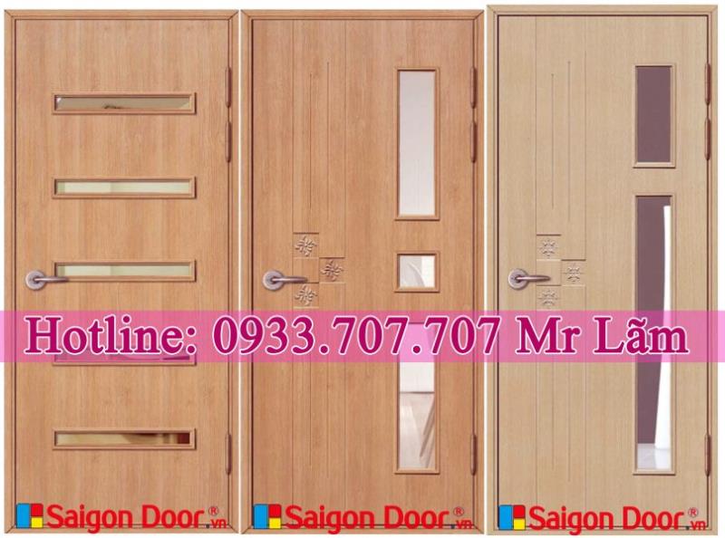 Cửa Nhựa Giả Gỗ tại Showroom Saigondoor.vn 01296.901.901