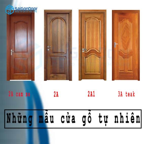 Cửa gỗ tự nhiên đẹp tại SaiGonDoor