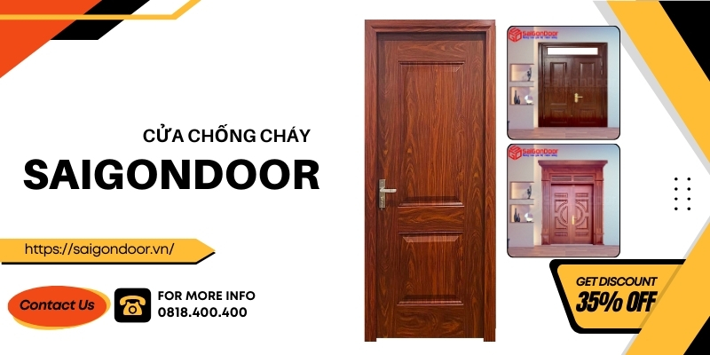 Cửa có khả năng chống cháy tốt