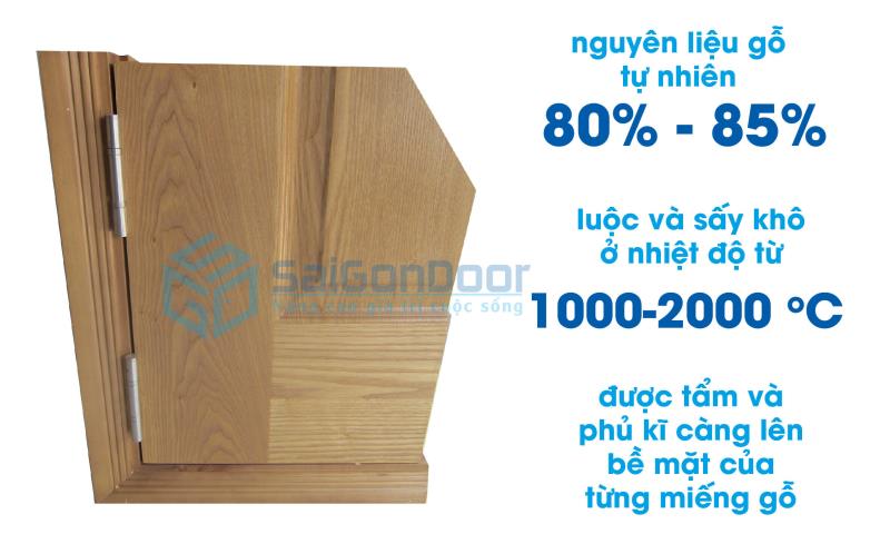 Độ bền cửa gỗ công nghiệp HDF