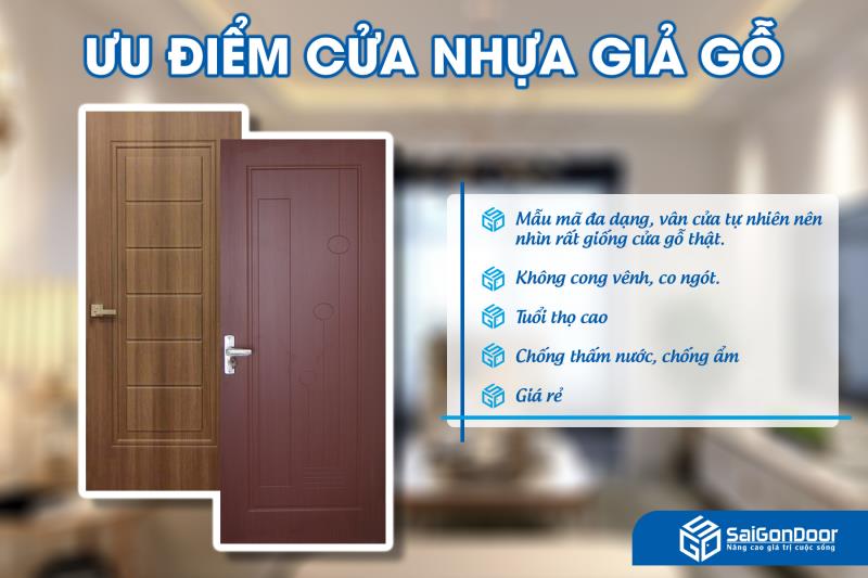 cửa nhựa giả gỗ