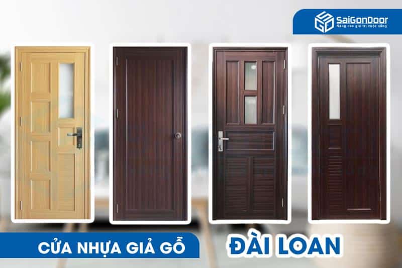 Cửa nhựa giải gỗ đài loan