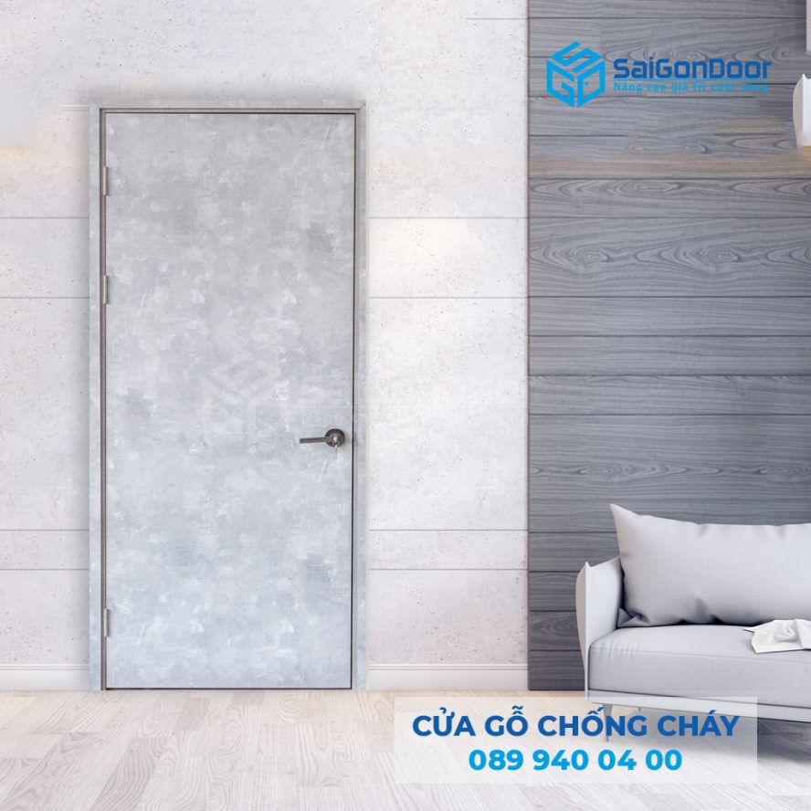 Cua go chong chay MDF Melamine P1 van kem