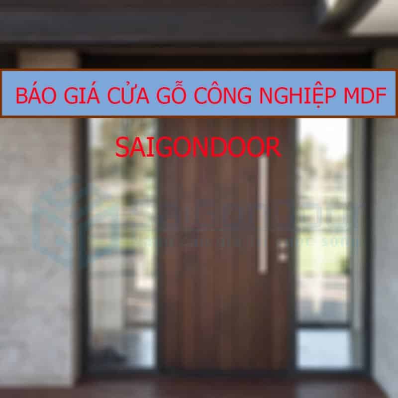 Báo giá cửa gỗ công nghiệp MDF