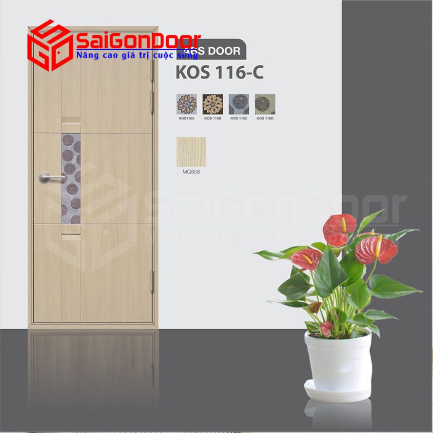 Cửa Nhựa ABS Hàn Quốc KOS.116C-MQ808