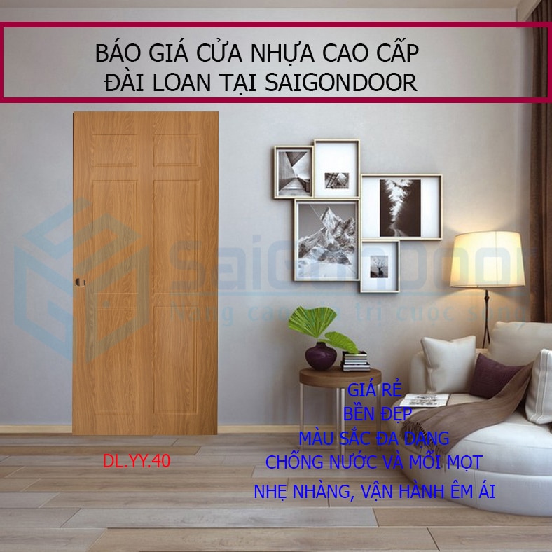 Báo giá cửa nhựa Đài Loan tại SaiGonDoor