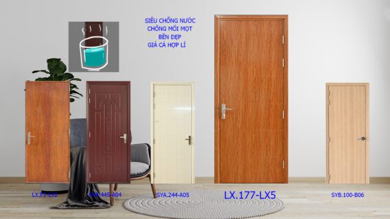 Những mẫu cửa nhựa Composite đẹp tại SaiGonDoor