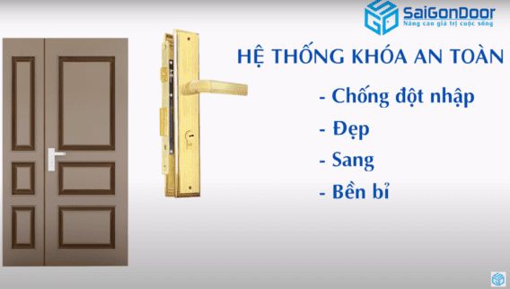 Khoá cửa đẹp – an toàn