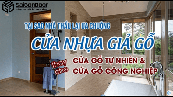 Xu hướng lựa chọn cửa nhựa giả gỗ thay cửa gỗ công nghiệp