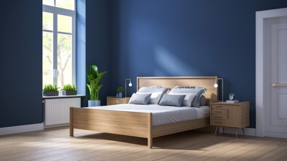 modern interior bedroom