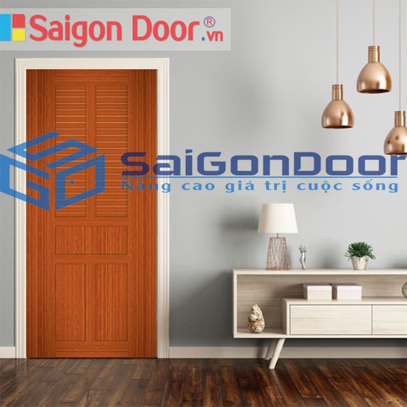 Cửa gỗ giả gỗ giá rẻ có công năng sử dụng cao