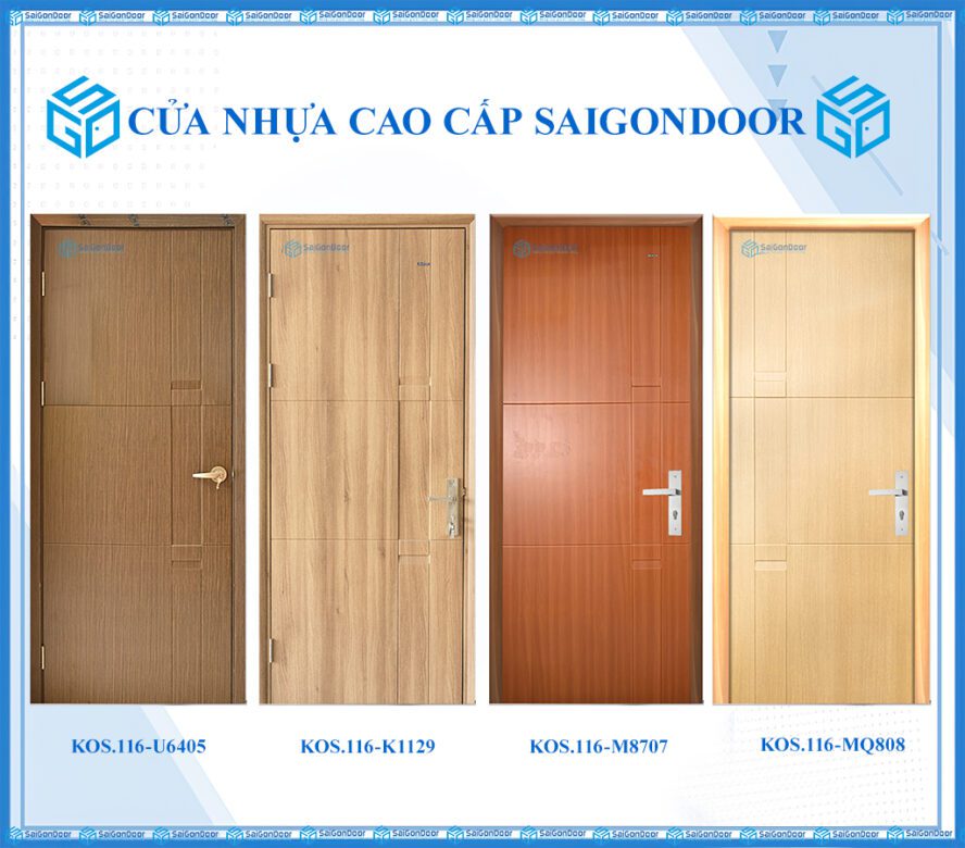 Một số mẫu cửa nhựa ABS Hàn Quốc tại SAIGONDOOR