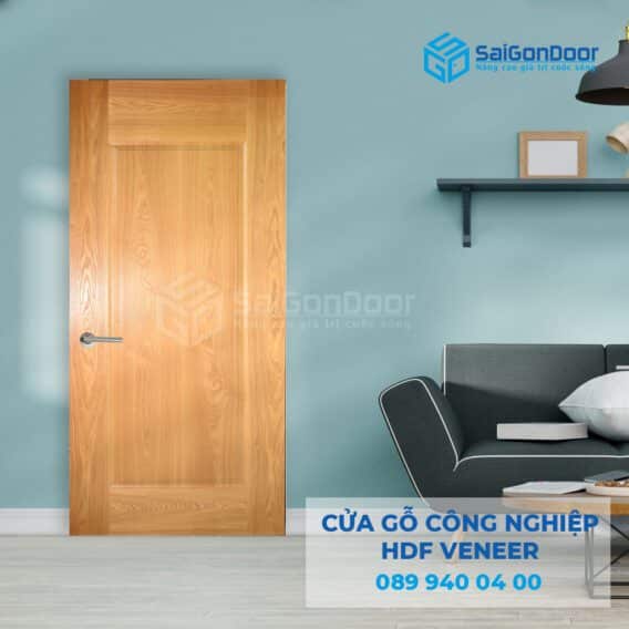 Cua go cong nghiep HDF veneer 1B ash