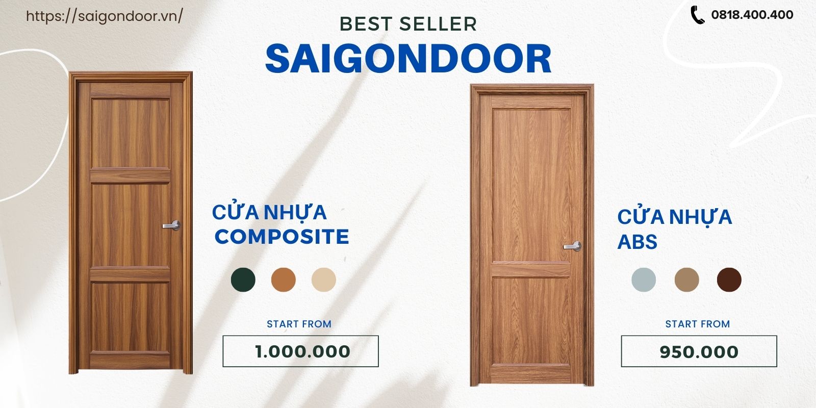 Nên dùng cửa nhựa composite hay cửa nhựa ABS 