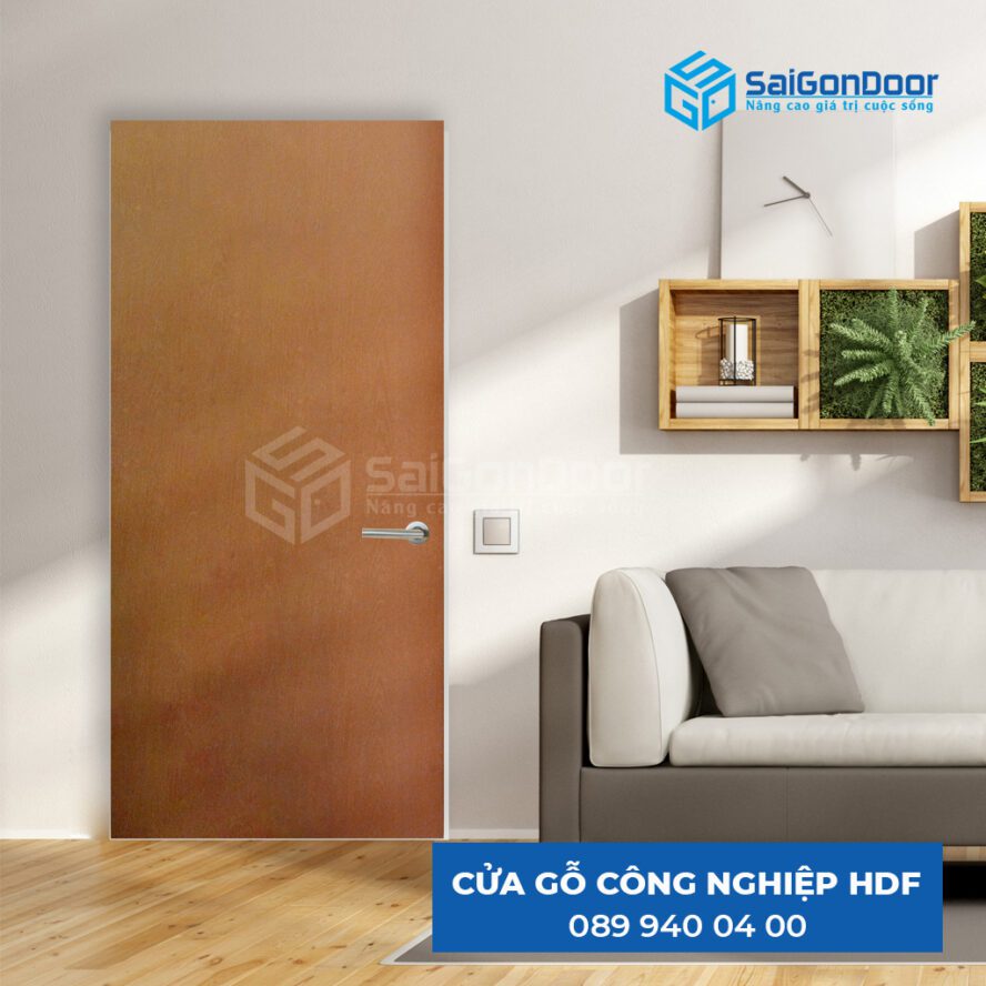 Cửa gỗ công nghiệp hdf - thương hiệu saigondoor