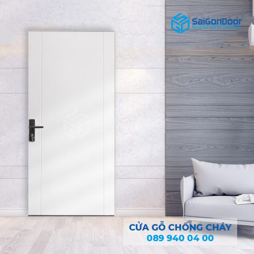 cửa gỗ công nghiệp chống cháy MDF 