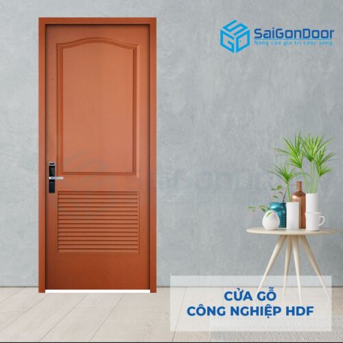 Cửa gỗ công nghiệp HDF 2L-C10