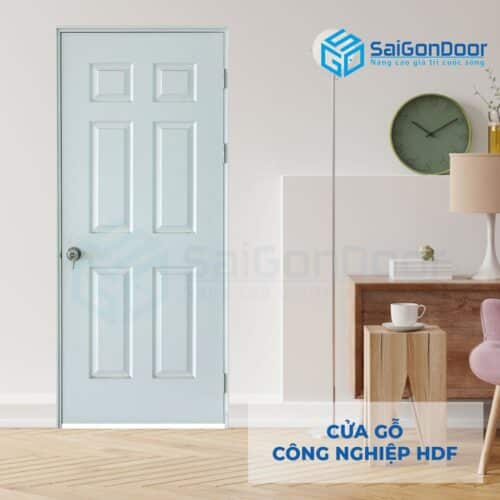 Cửa gỗ công nghiệp HDF 6A-C1 (9)