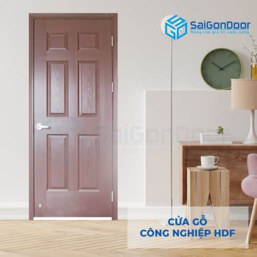 Cửa gỗ công nghiệp HDF 6A-C10