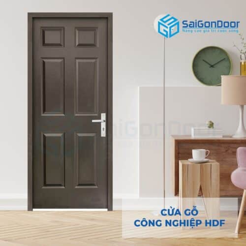 Cửa gỗ công nghiệp HDF 6A-C14