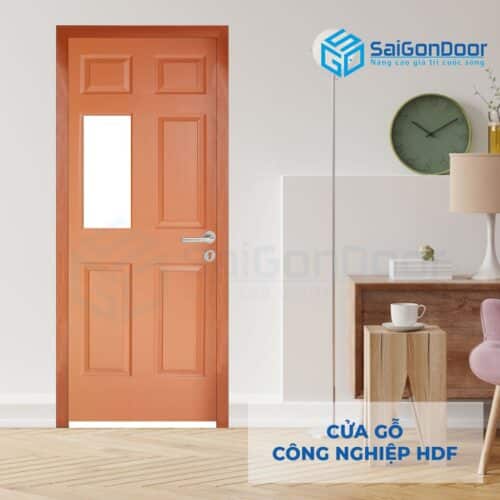 Cửa gỗ công nghiệp HDF 6G1-C10