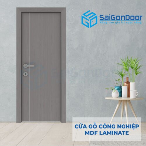 Cửa gỗ công nghiệp MDF Laminate P1R1