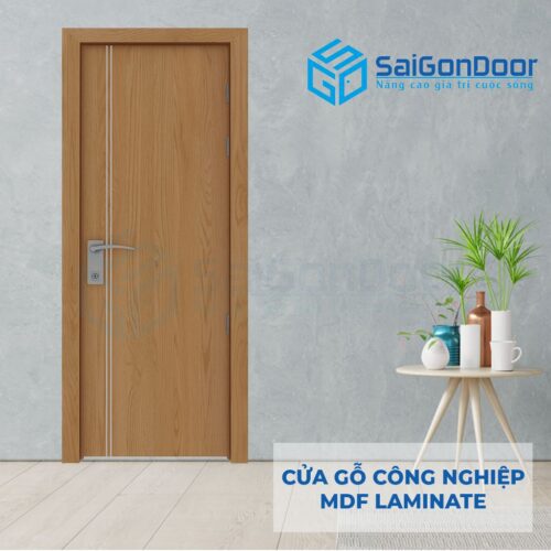 Cửa gỗ công nghiệp MDF Laminate P1R2