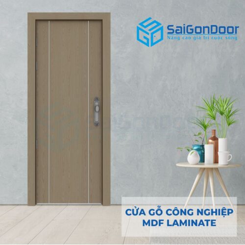 Cửa gỗ công nghiệp MDF Laminate P1R2a