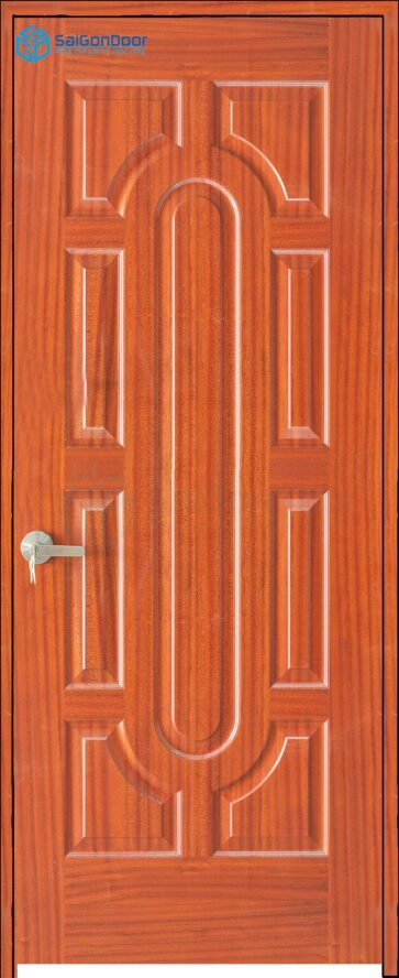 Cửa gỗ công nghiệp HDF Veneer 19-Sapele