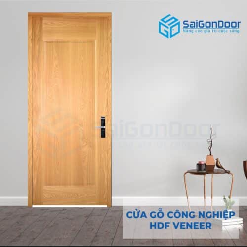 Cửa gỗ công nghiệp HDF Veneer 1B ash (2)