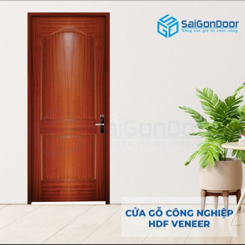 Cửa gỗ công nghiệp HDF Veneer 2A-cam xe