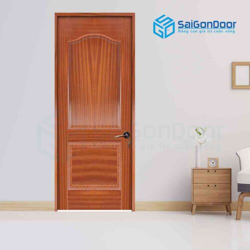 Cửa gỗ công nghiệp HDF Veneer 2A-sapele (2)