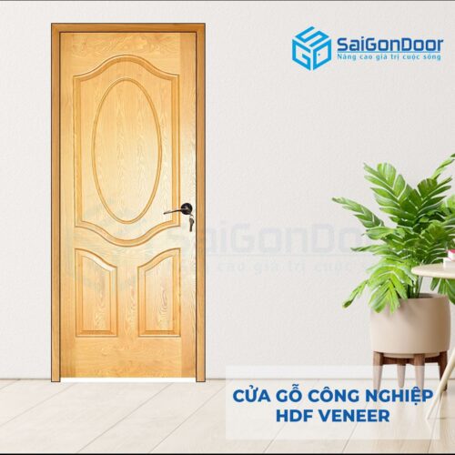 Cửa gỗ công nghiệp HDF Veneer 3A-soi