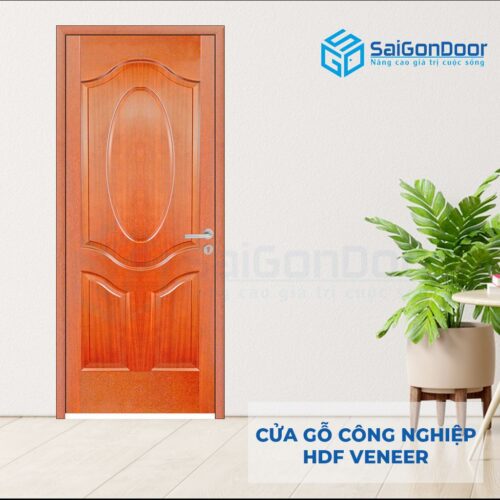 Cửa gỗ công nghiệp HDF Veneer 3A-xoan dao (2)