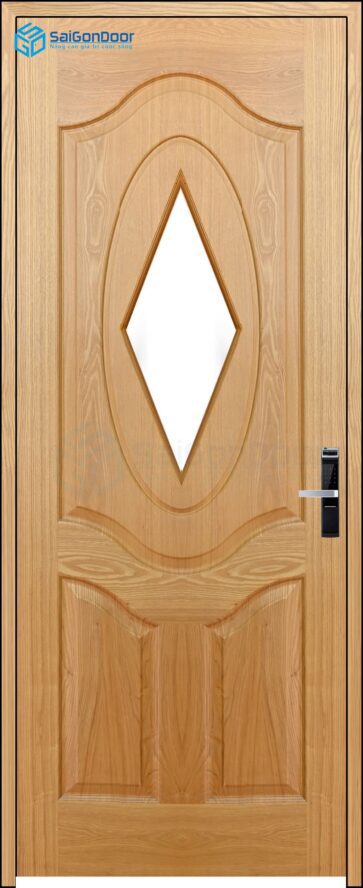 Cửa gỗ công nghiệp HDF Veneer 3AG1-oak.