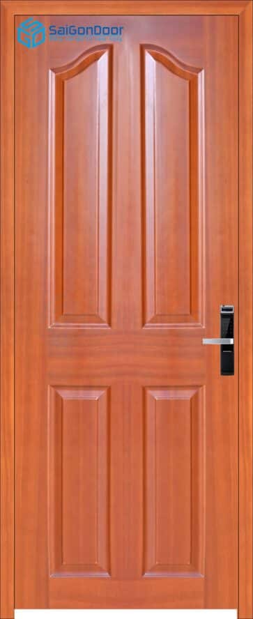 Cửa gỗ cao cấp SaiGonDoor HDF Veneer 4A-sapele