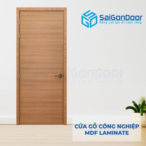 Cửa gỗ công nghiệp MDF Laminate P1 van ngang (2)