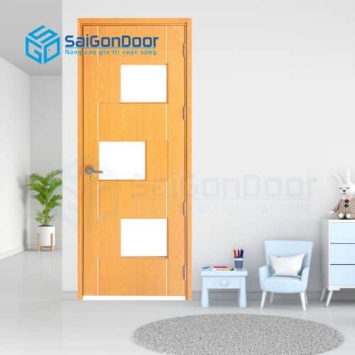 Cửa gỗ phòng khách sạn KS Cua go MDF laminate P103