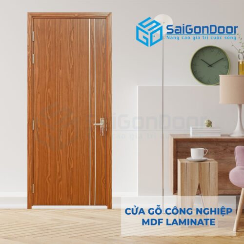 Cửa gỗ công nghiệp MDF laminate P1R2 (2)