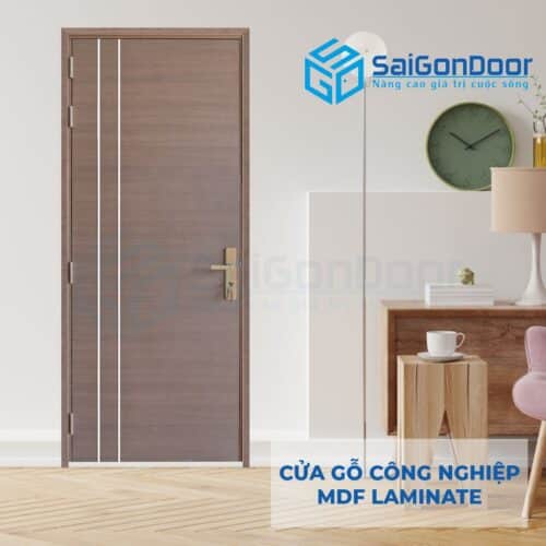 Cửa gỗ công nghiệp MDF laminate P1R2