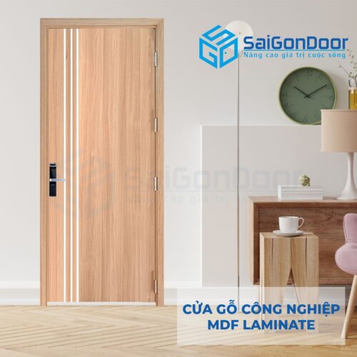 Cửa gỗ công nghiệp MDF laminate P1R3 (2)