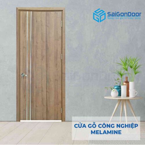 Cửa gỗ công nghiệp MDF Melamine P1R2-2