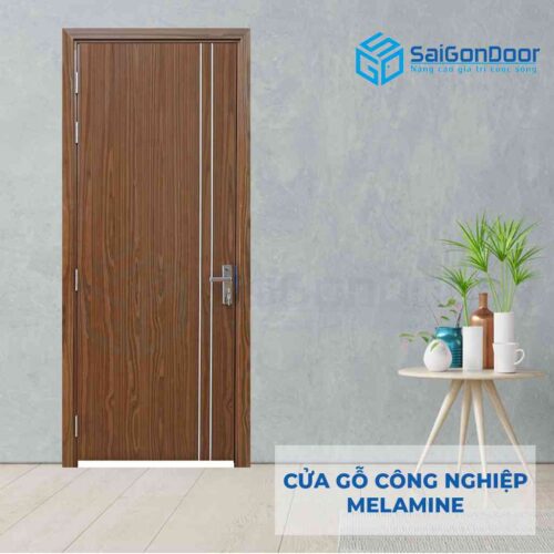 Cửa gỗ công nghiệp MDF Melamine P1R2-3