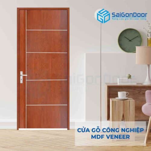 Cửa gỗ công nghiệp MDF Veneer P12R5 (2)