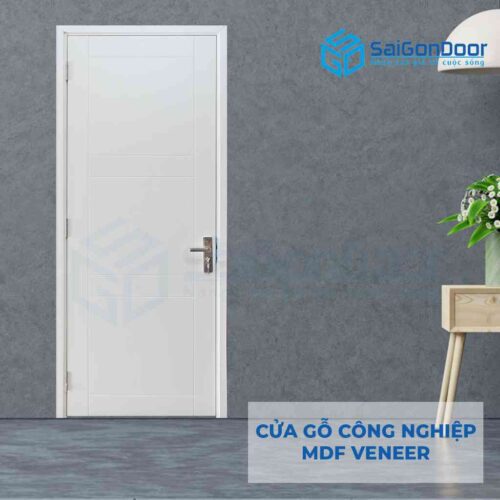 Cửa gỗ công nghiệp MDF Veneer P1R8-C1