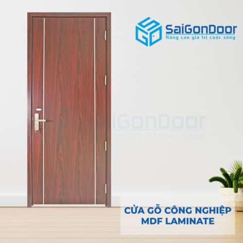 Cửa gỗ công nghiệp MDF Laminate P1R2