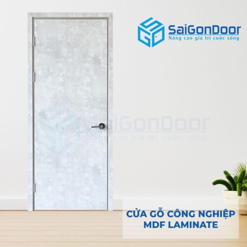 Cửa gỗ công nghiệp MDF Laminate P1 van da